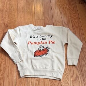 The Wishing Elephant - Pumpkin Pie crewneck - size 5/6